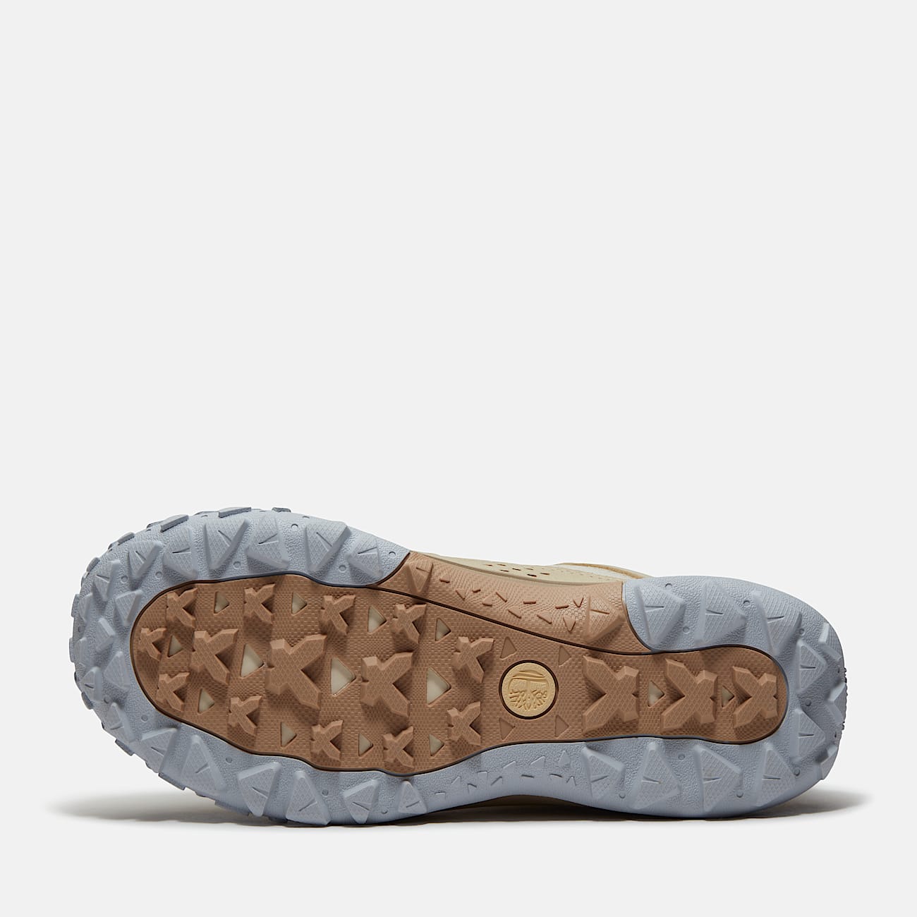 Womens TimberCush Motion 7 Mid Waterproof Sneaker TBL Light Beige Nubuck ALT3