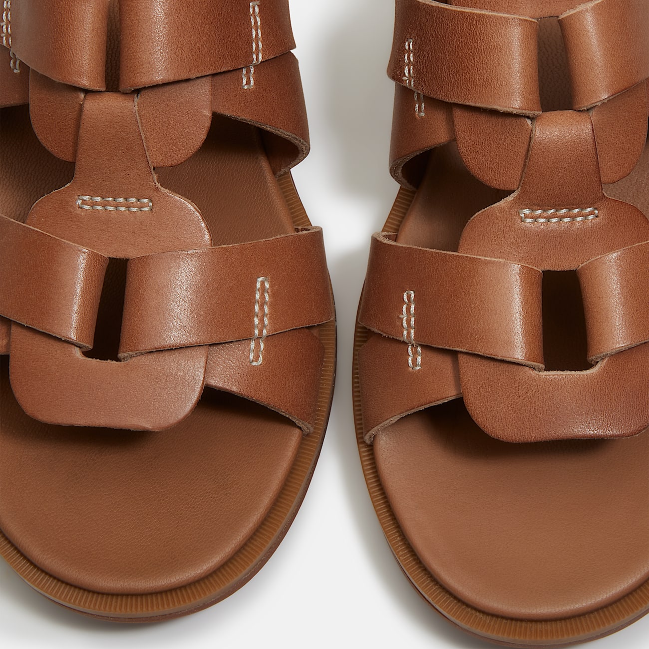 Sandalias Calista Bay Fisherman para mujer TBL Marrn Grano completo ALT7