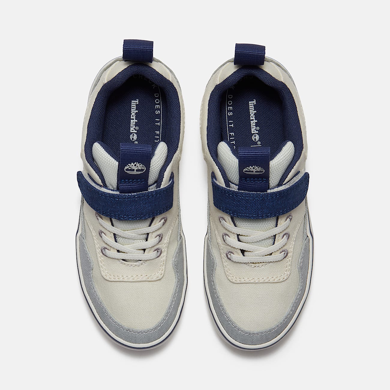 Youth Stone Jump HookandLoop Sneaker TBL Natural Canvas ALT2