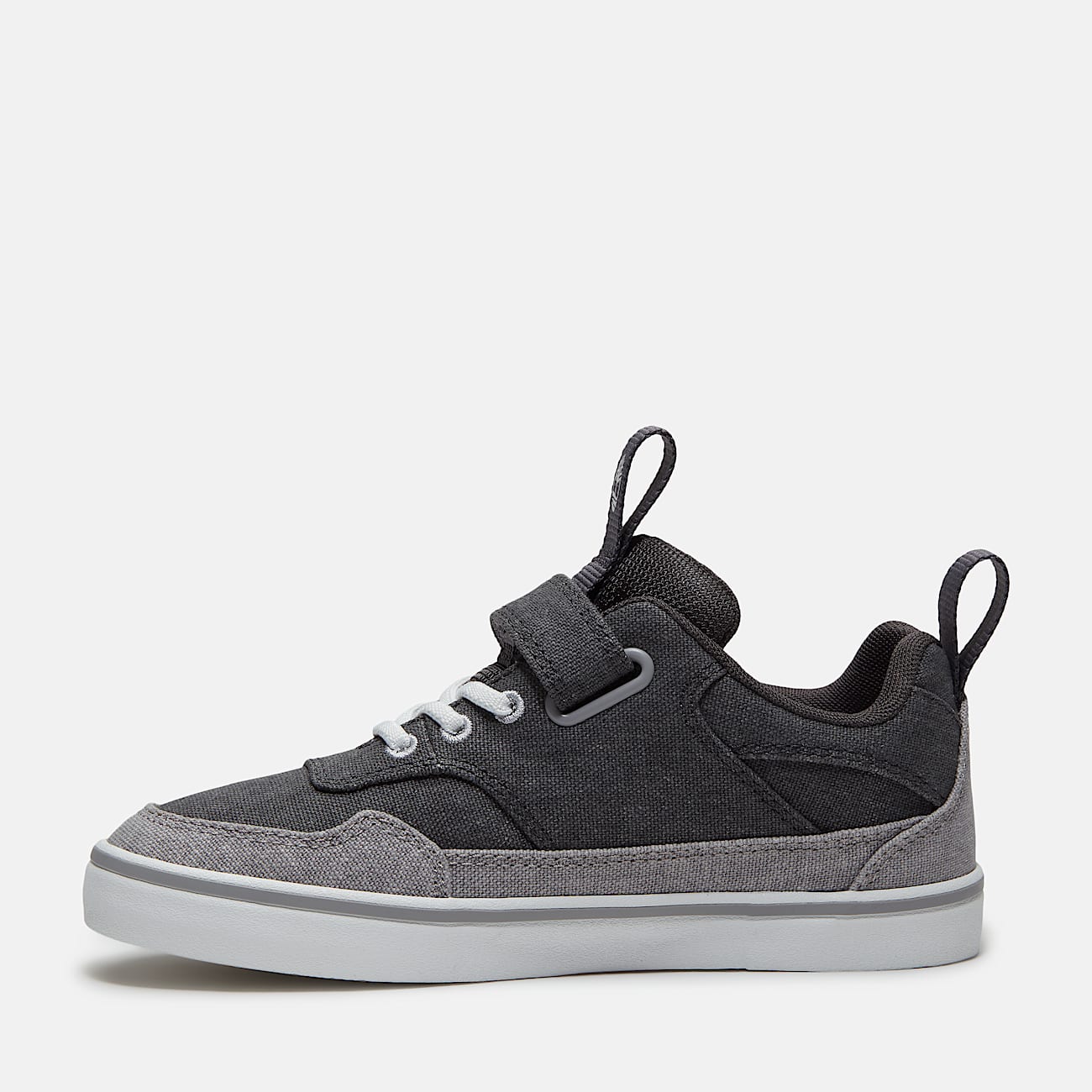 Youth Stone Jump HookandLoop Sneaker TBL Dark Grey Canvas ALT6
