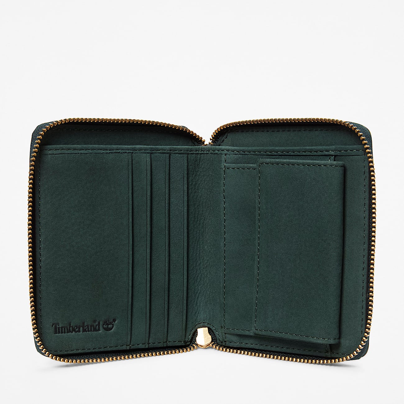 Cartera Tuckerman con cierre y bolsillo para monedas TBL Verde oscuro ALT1