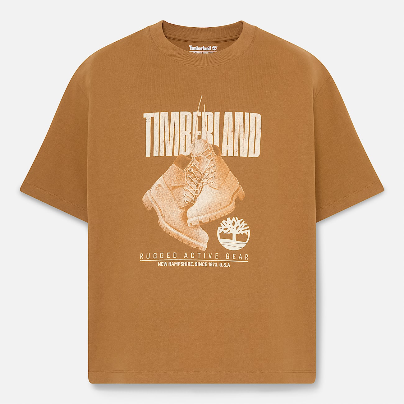 Playera de manga corta Rugged Boot para Hombre TBL Trigo oscuro HERO