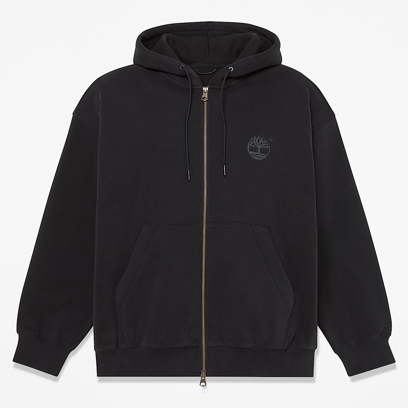 Mens Iconic FullZip Hoodie TBL Black HERO