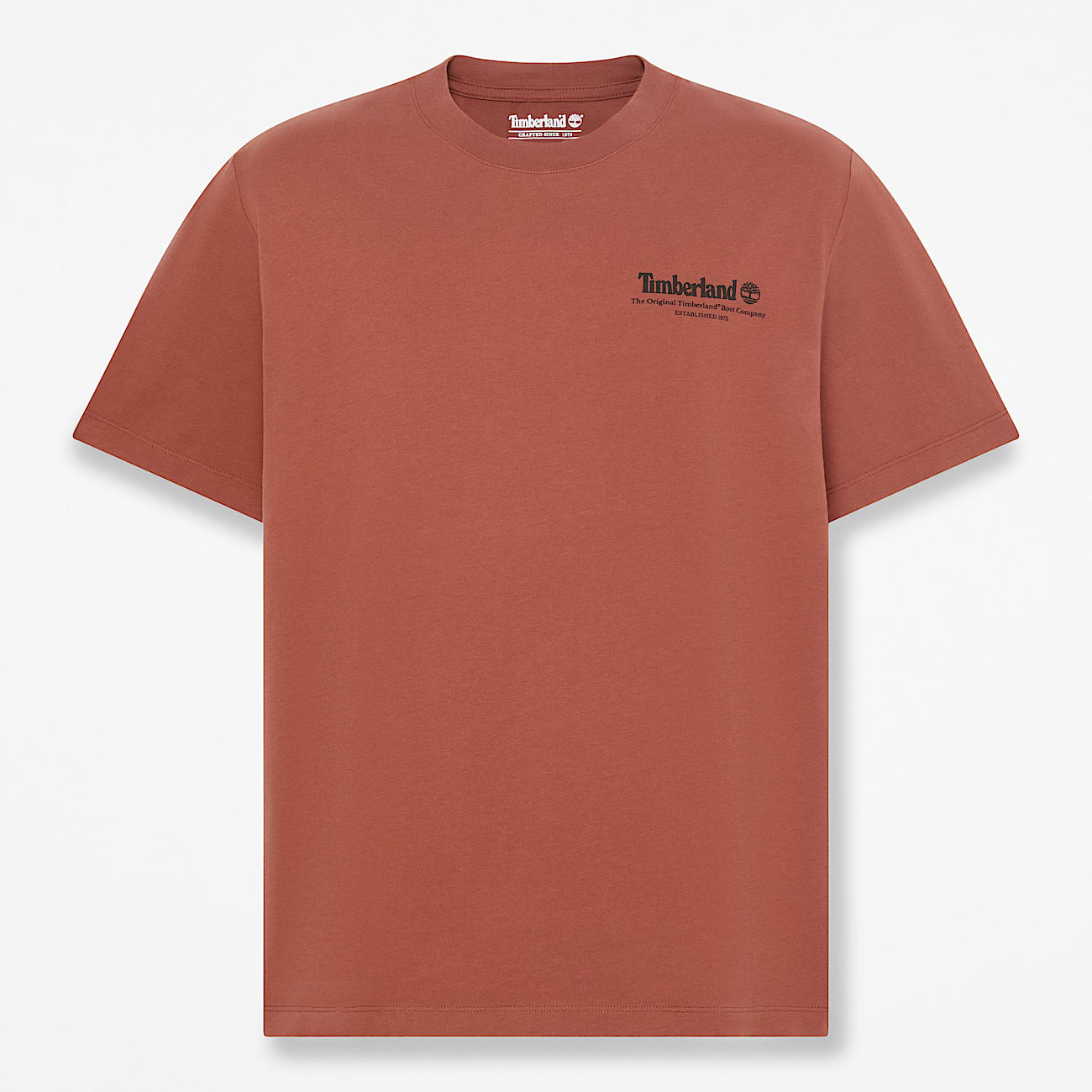 Mens Bootmakers ShortSleeve Graphic TShirt TBL Brown HERO