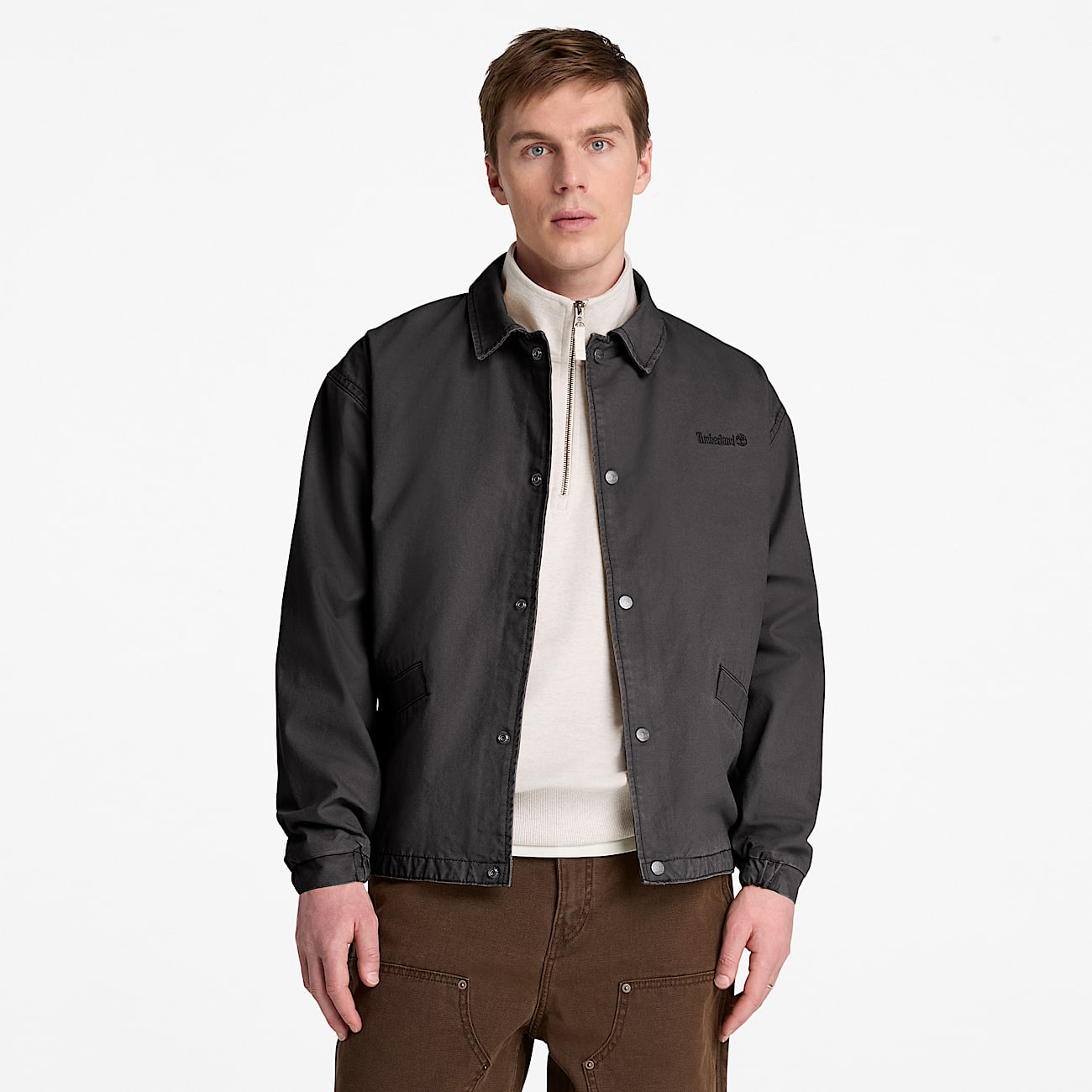 Mens Coach Jacket TBL Vintage Black ALT1