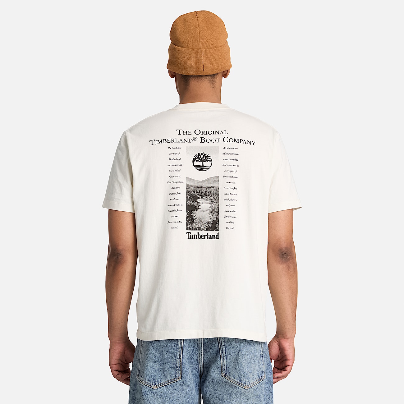 Mens New Hampshire Heritage Graphic TShirt TBL Vintage White ALT8