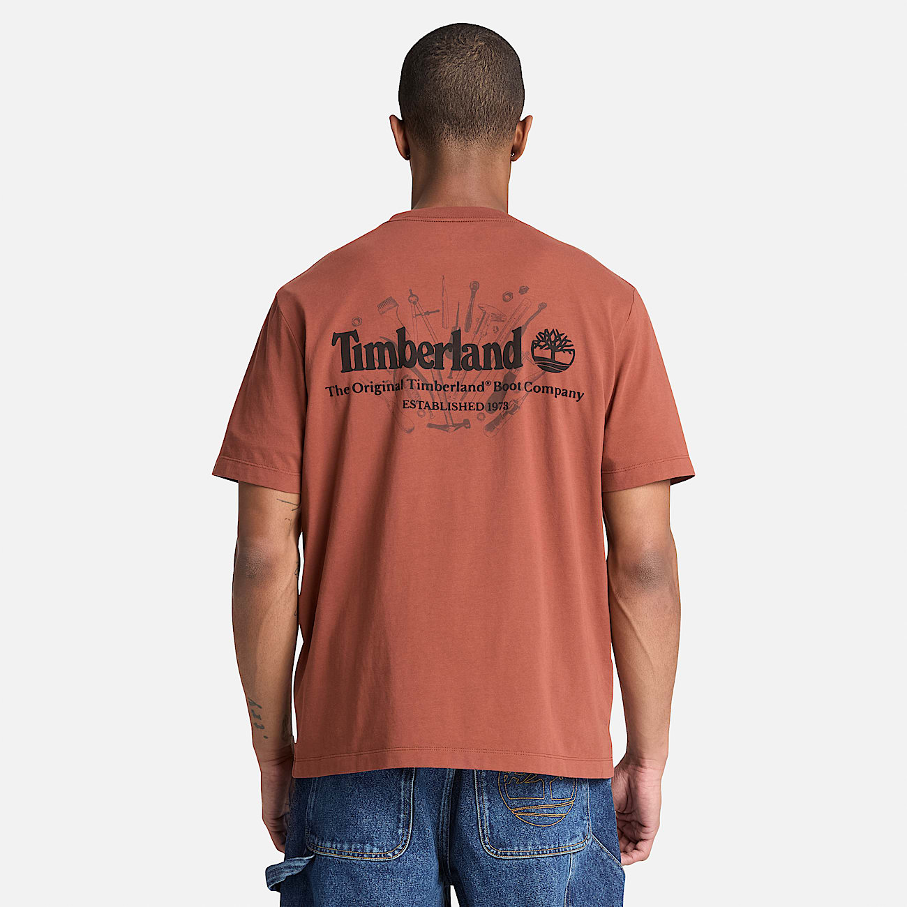 Mens Bootmakers ShortSleeve Graphic TShirt TBL Brown ALT8