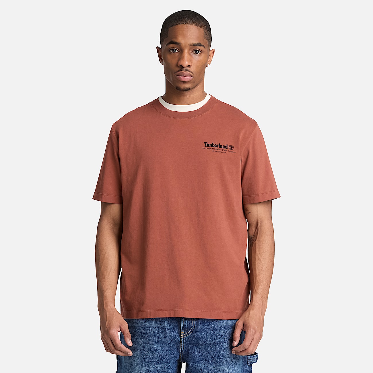 Mens Bootmakers ShortSleeve Graphic TShirt TBL Brown ALT1