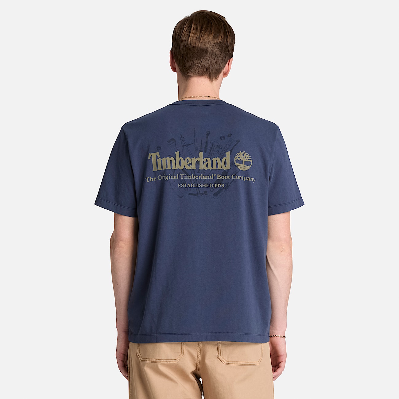 Mens Bootmakers ShortSleeve Graphic TShirt TBL Mood Indigo ALT8