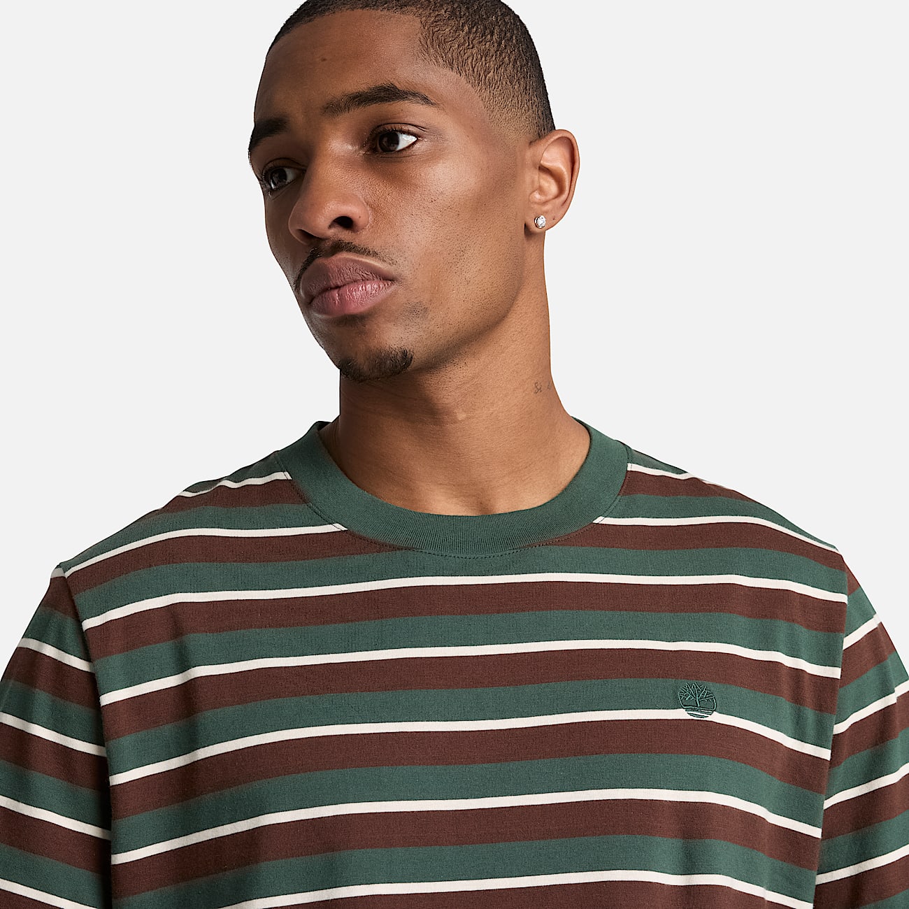 Mens Stripe ShortSleeve TShirt TBL Sycamore ALT3