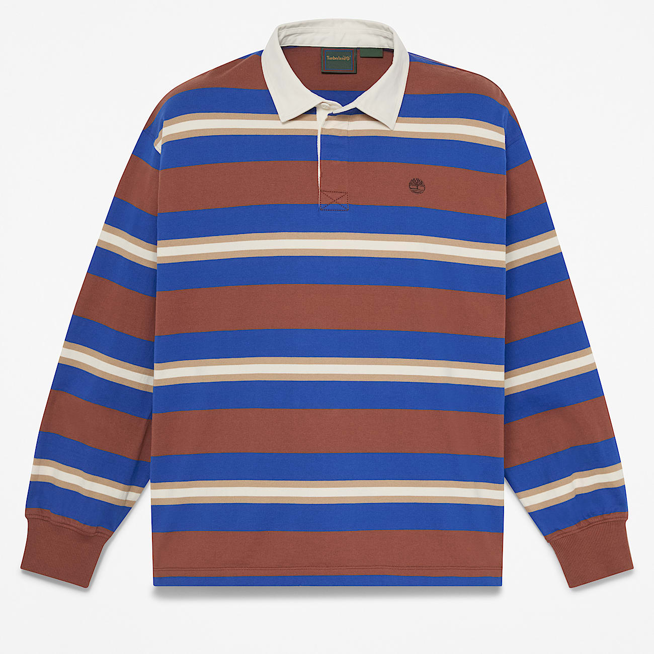 Mens LongSleeve Rugby Polo TBL Brown HERO
