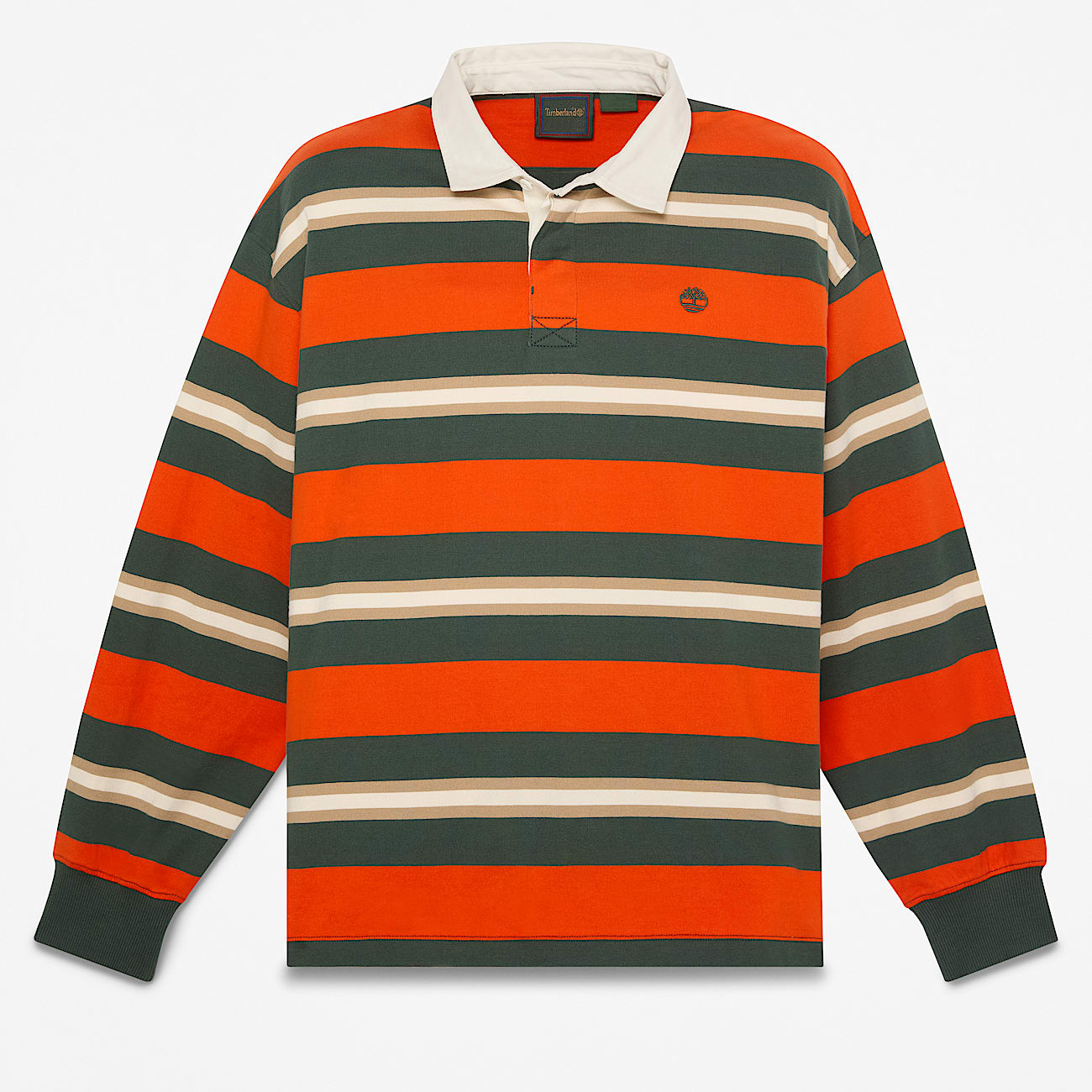 Mens LongSleeve Rugby Polo TBL Tangerine Tango HERO