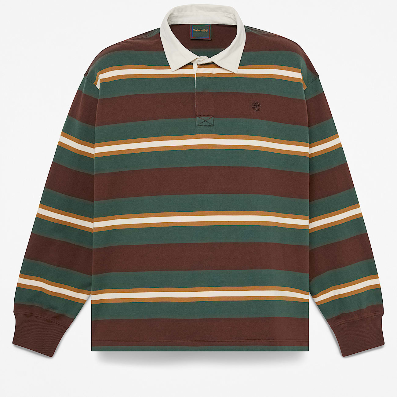 Mens LongSleeve Rugby Polo TBL Chicory Coffee Brown HERO