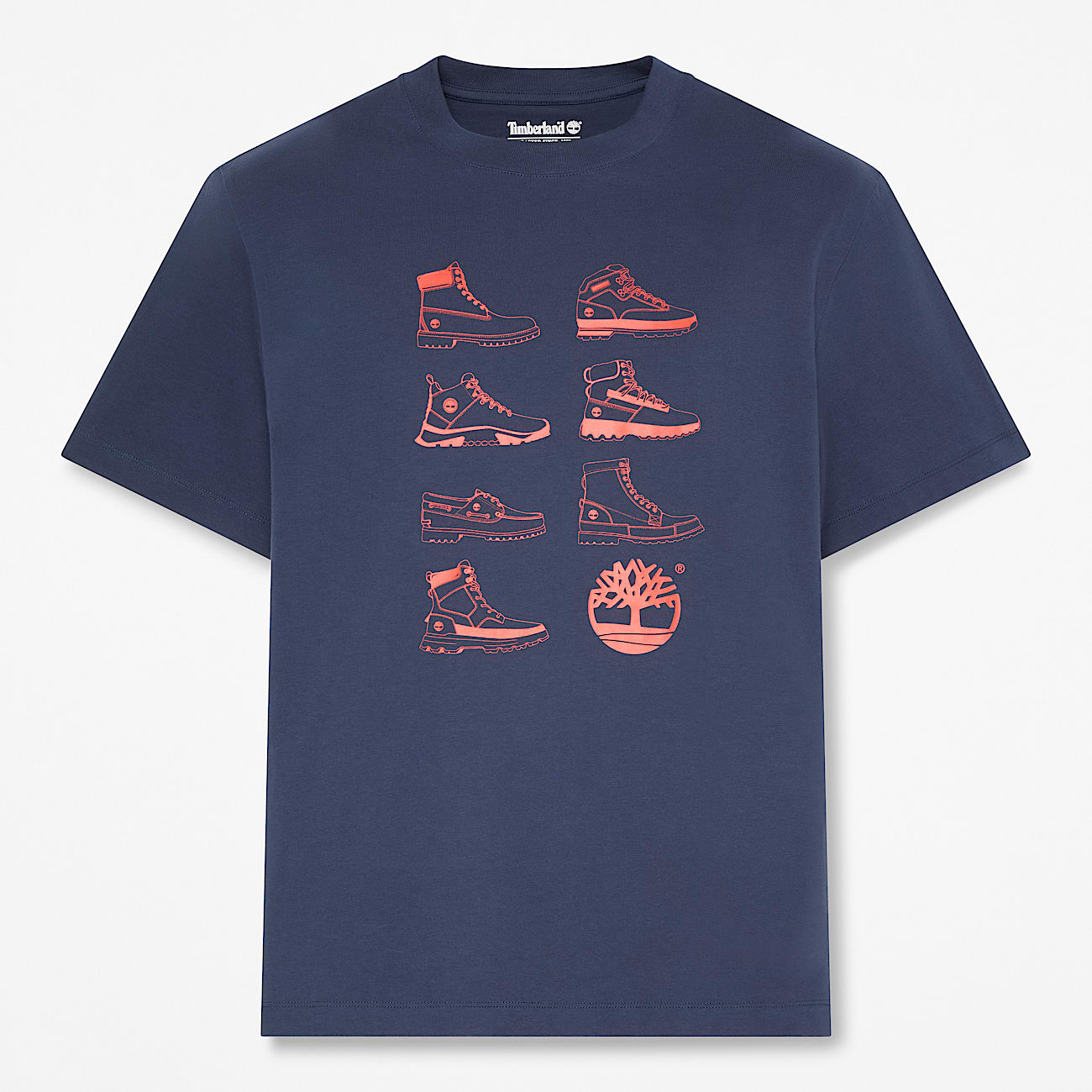 Mens Iconic Footwear ShortSleeve TShirt TBL Mood Indigo HERO