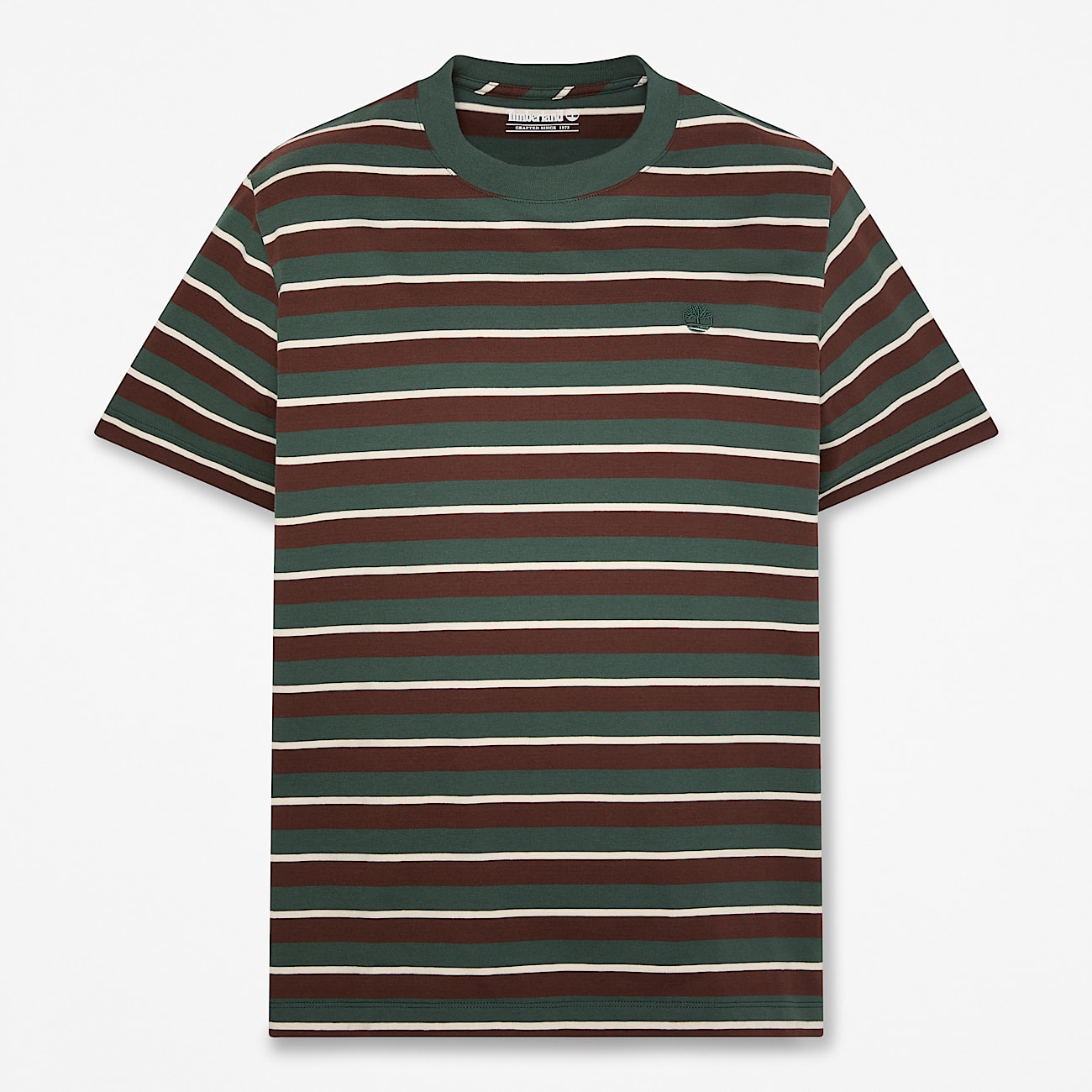 Mens Stripe ShortSleeve TShirt TBL Sycamore HERO