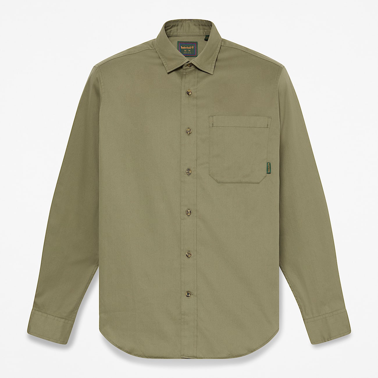 Mens Twill LongSleeve Shirt TBL Deep Lichen Green HERO