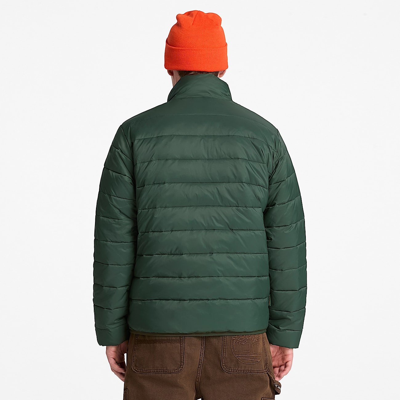 Mens Lightweight Puffer Jacket TBL Dark Green ALT8