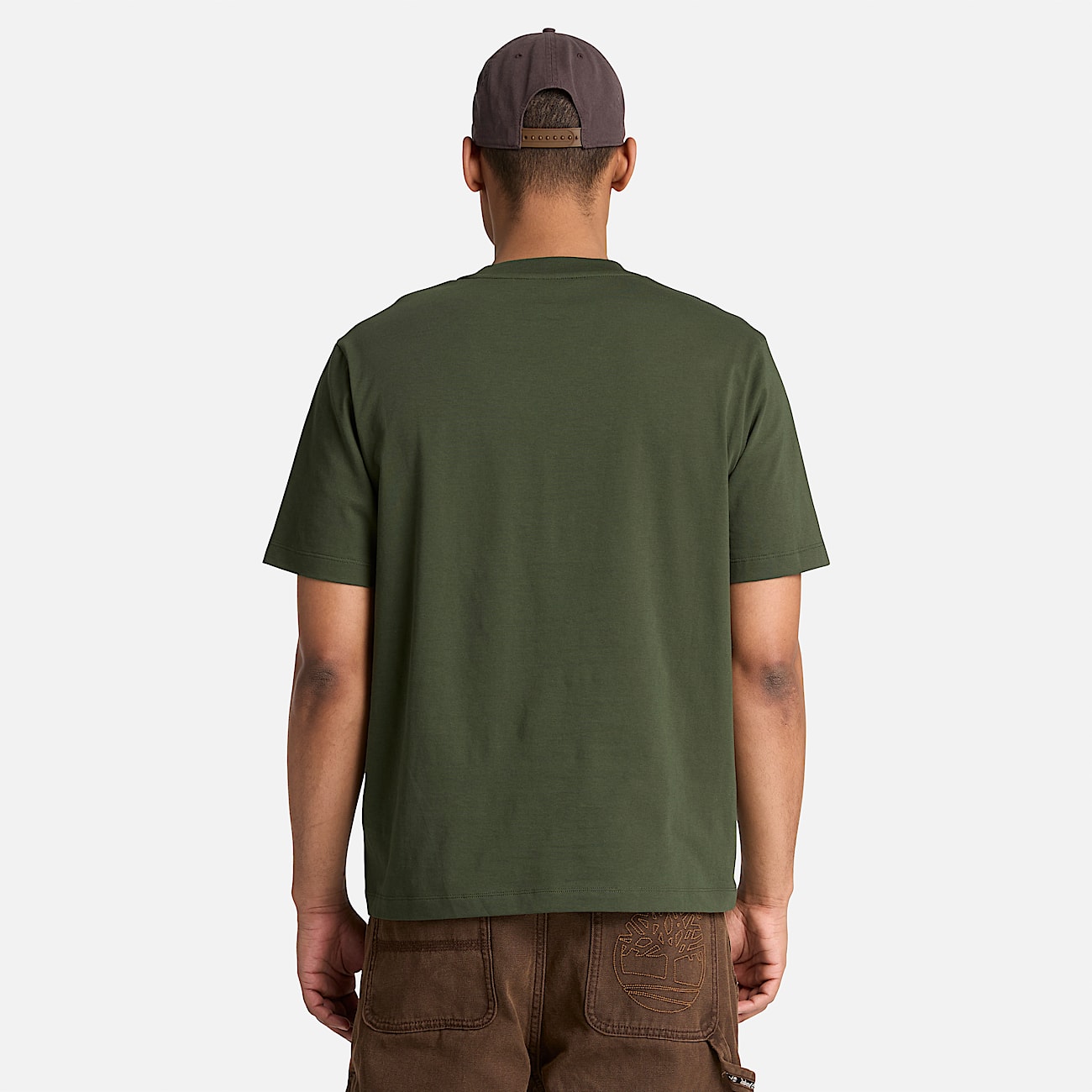 Mens Stack Logo Graphic ShortSleeve TShirt TBL Dark Green ALT8
