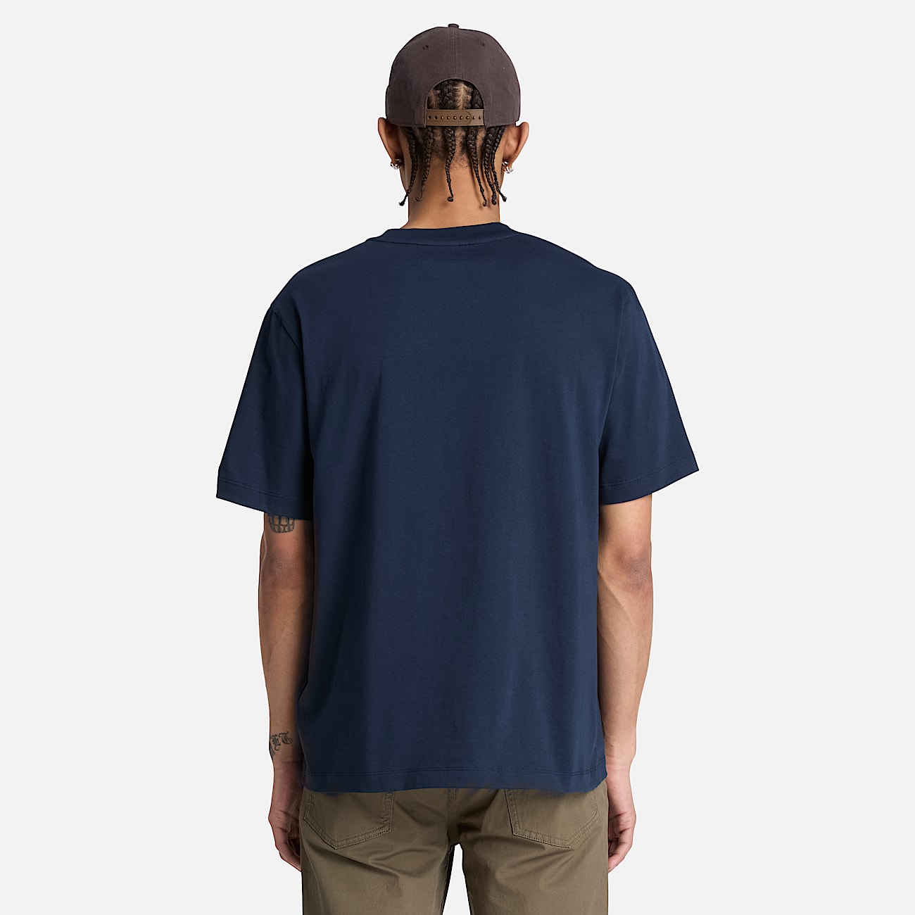 Mens Stack Logo Graphic ShortSleeve TShirt TBL Dark Sapphire ALT8
