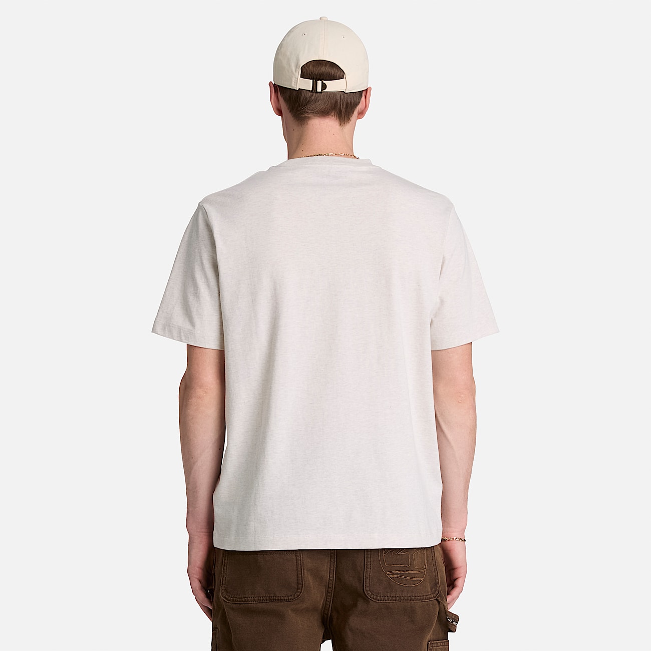 Mens Iconic Footwear ShortSleeve TShirt TBL Light Oatmeal Heather ALT8