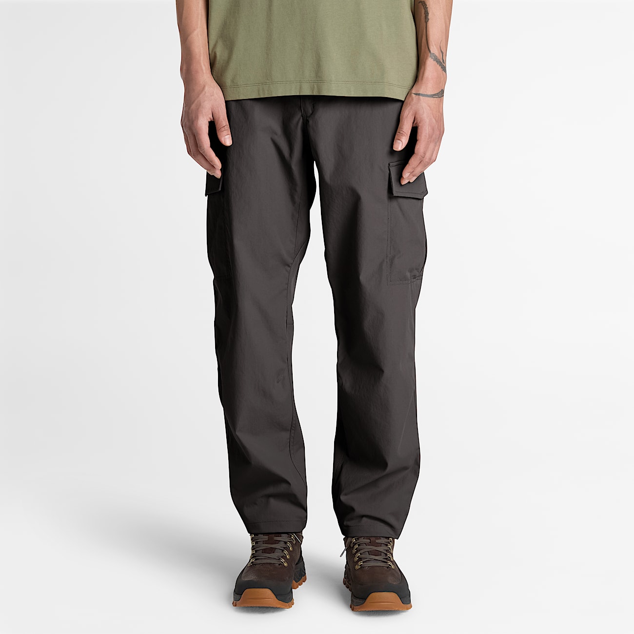 Mens QuickDry Stretch Cargo Pant TBL Vintage Black ALT1