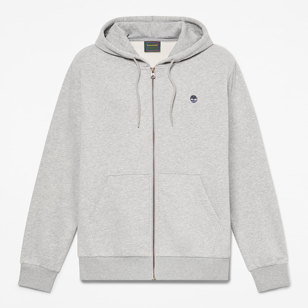 Haut  capuchon Oyster River  glissire avec logo pour hommes TBL Chin gris moyen HERO