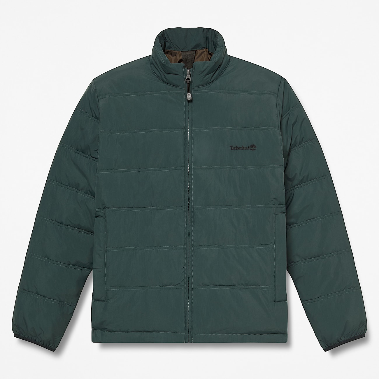 Mens Axis Peak Water Repellent Puffer Jacket TBL Dark Teal HERO