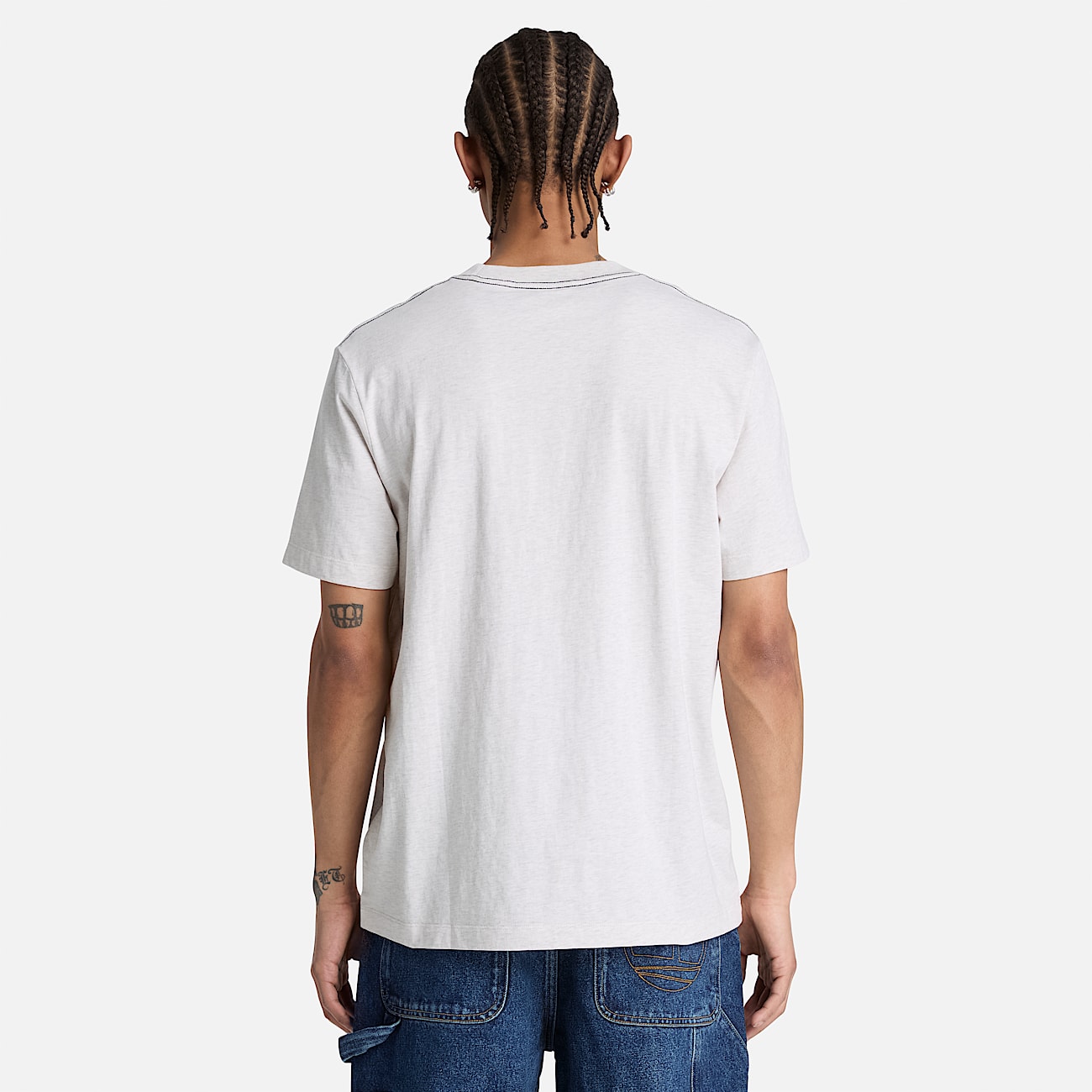 Mens Established 1973 Embroidered ShortSleeve TShirt TBL Light Oatmeal Heather ALT8