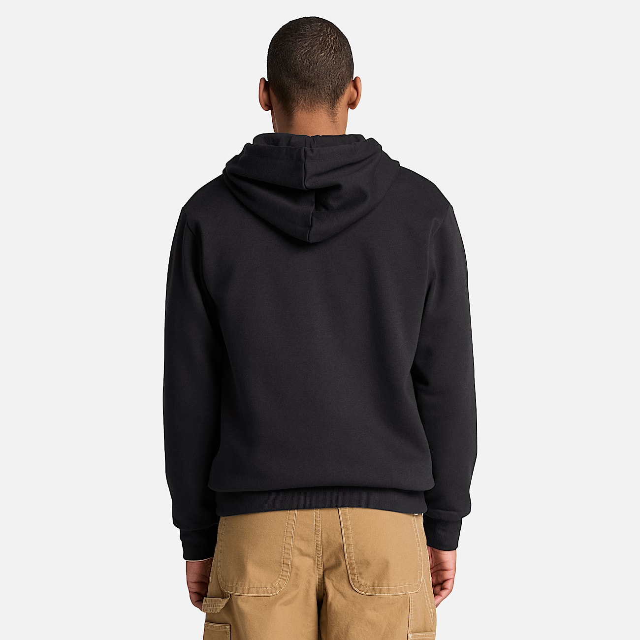 Haut  capuchon Oyster River  glissire avec logo pour hommes TBL Noir ALT8