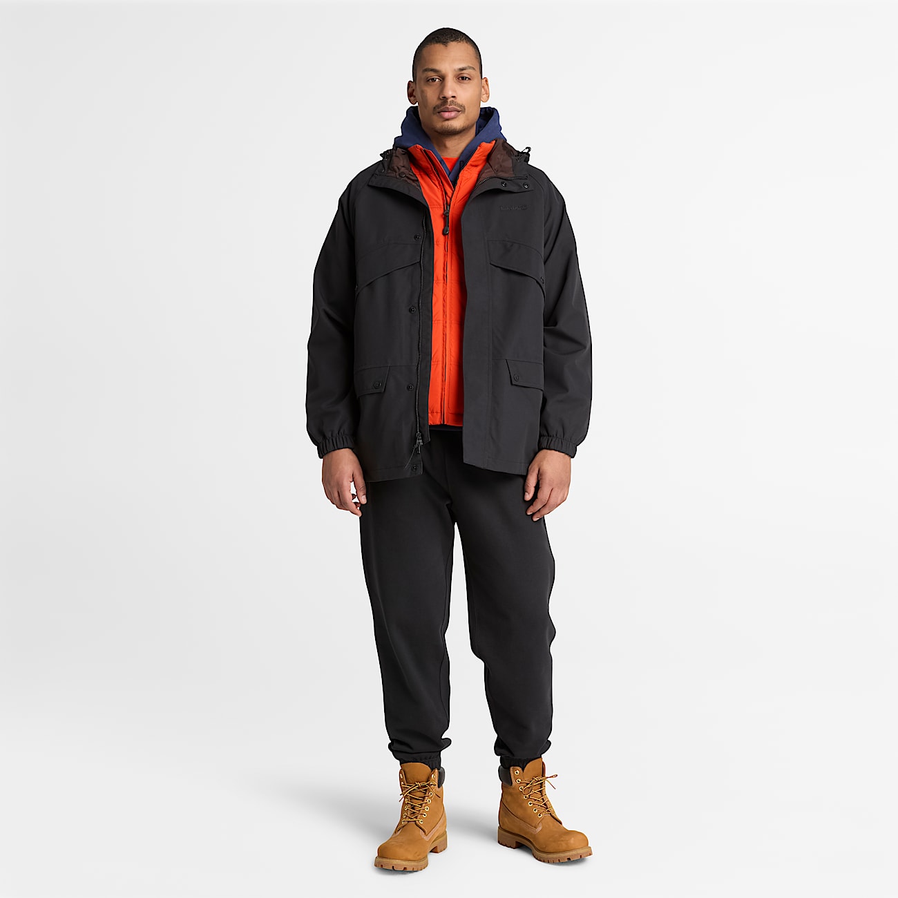 Mens Weatherline ArchiveInspired Parka TBL Black ALT2