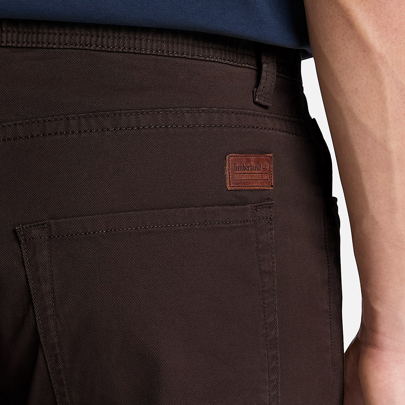 Mens Sandown Cavalry Twill Pant TBL Dark Brown ALT3