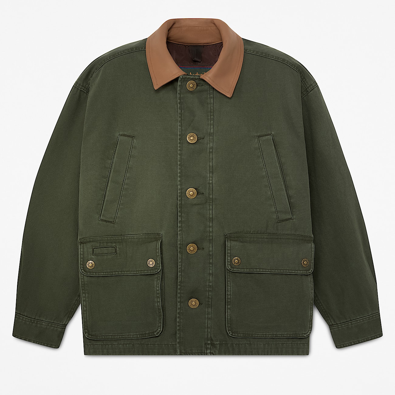Mens Wenham Field Coat TBL Dark Green HERO
