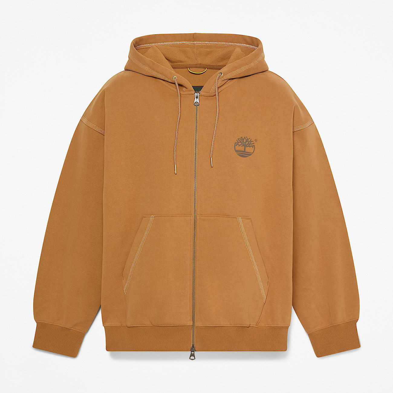 Mens Iconic FullZip Hoodie TBL Wheat HERO