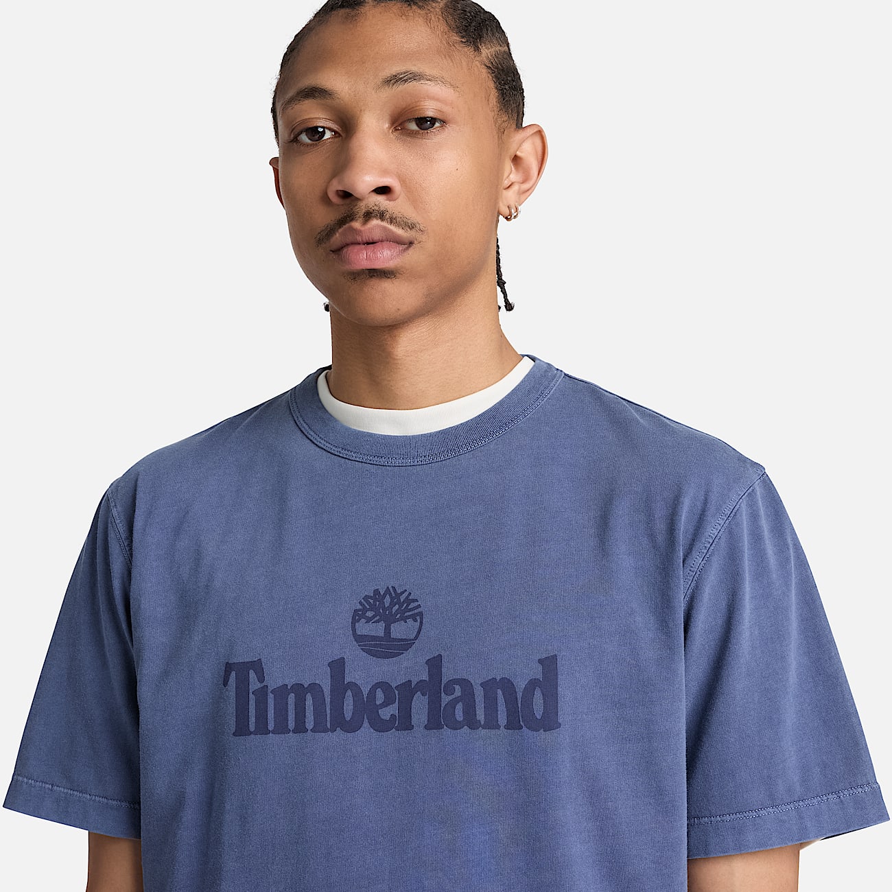 Mens South Cabot Garment Dye ShortSleeve TShirt TBL Dark Navy Wash ALT3
