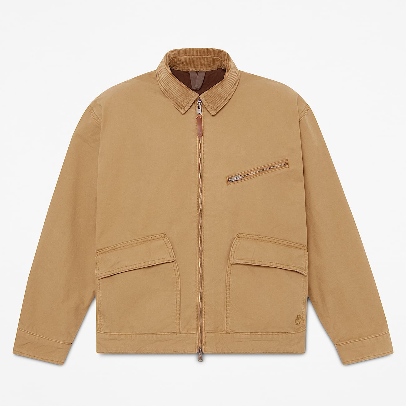 Mens Strafford Canvas Jacket TBL Medium Brown HERO