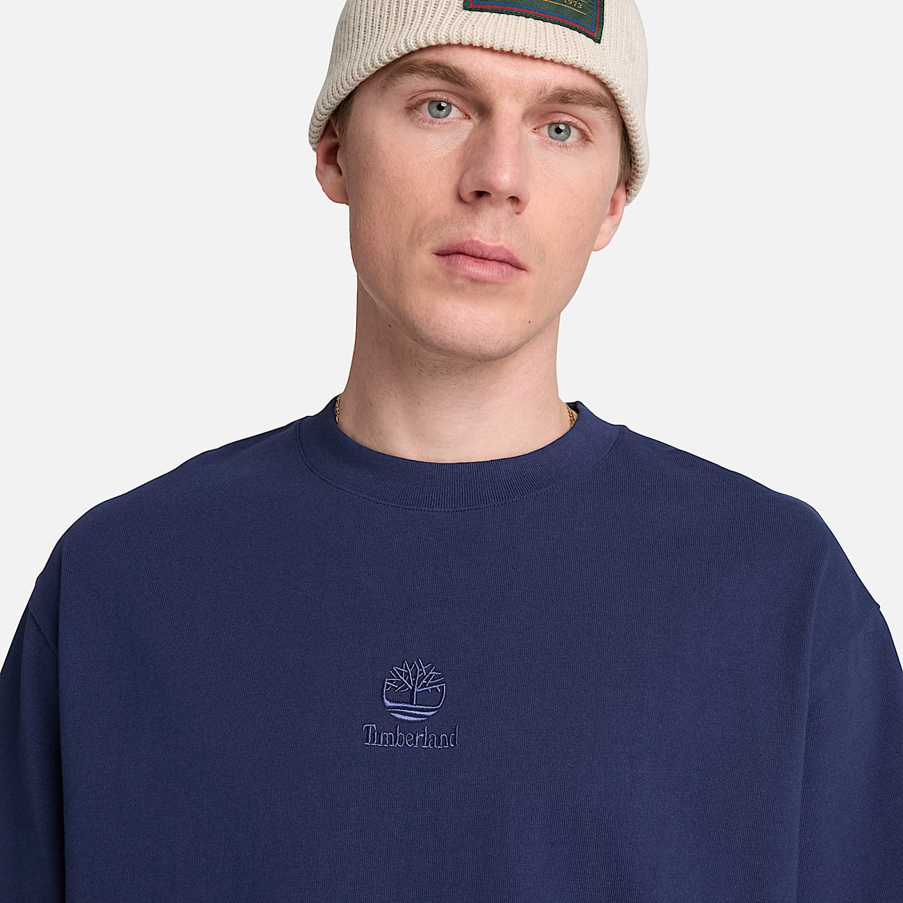 Mens Shorewood Heavyweight ShortSleeve TShirt TBL Dark Navy ALT3