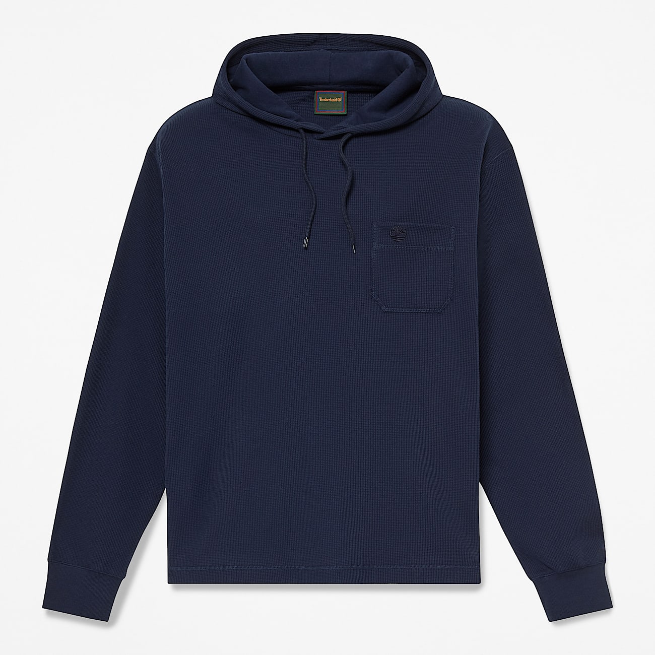 Sudadera con gorro Wharf River Waffle para Hombre TBL Zafiro oscuro HERO