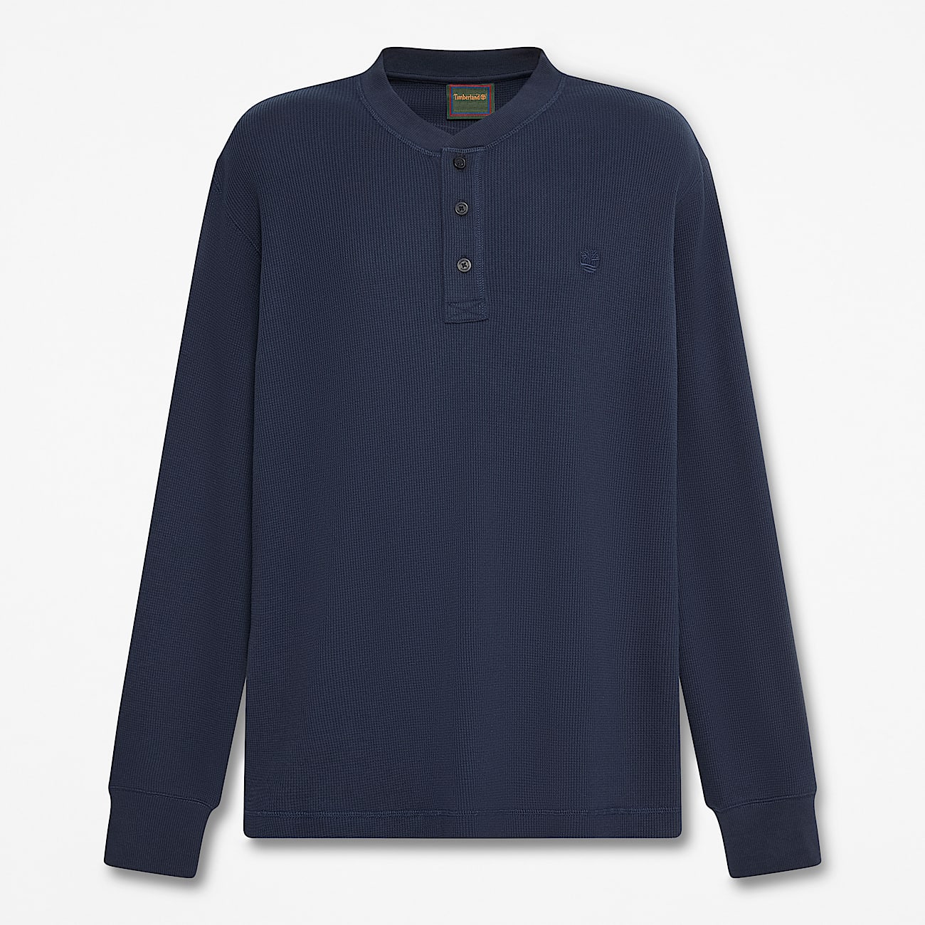 Men's Wharf River Waffle Long-Sleeve Polo