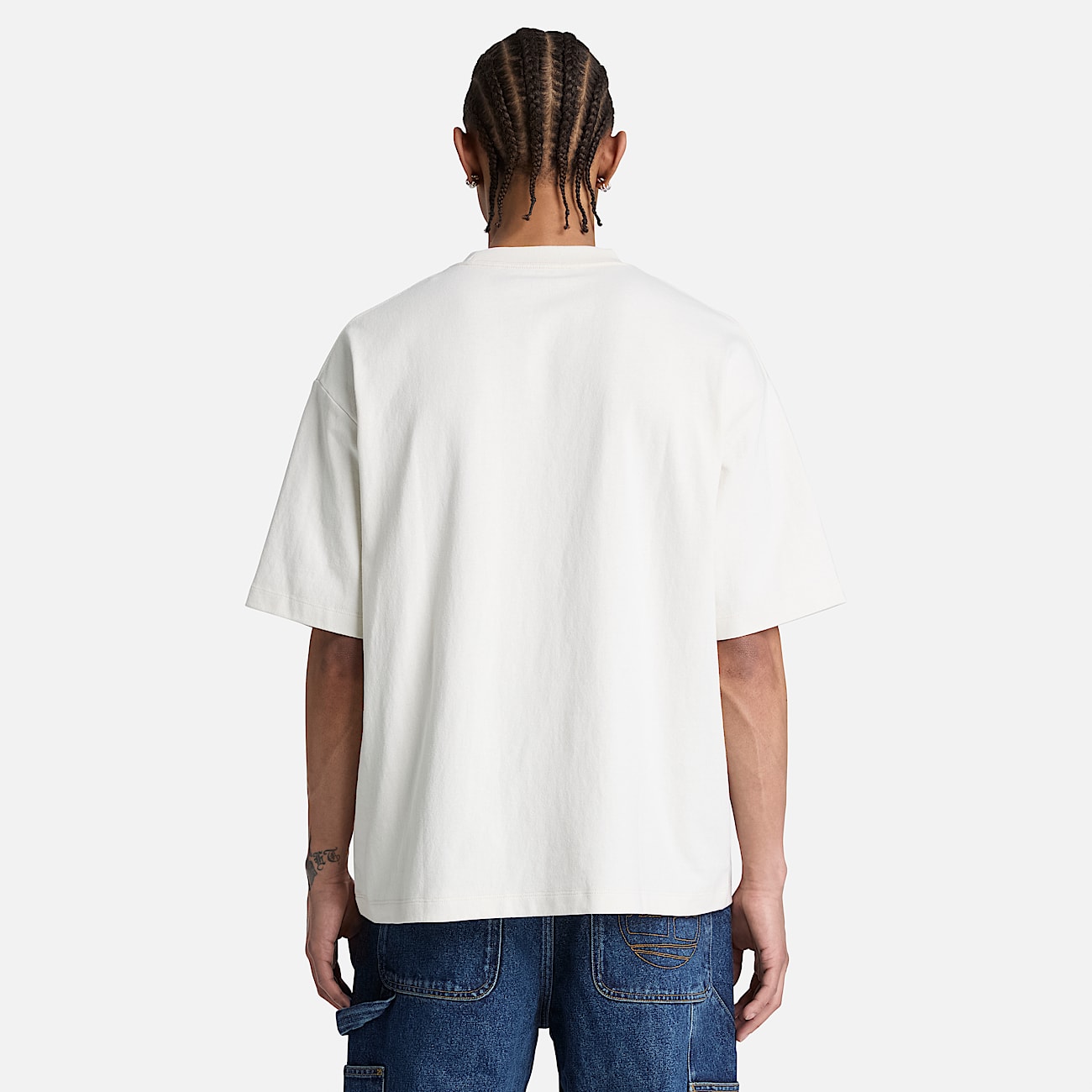 Mens Shorewood Heavyweight ShortSleeve TShirt TBL Vintage White ALT8