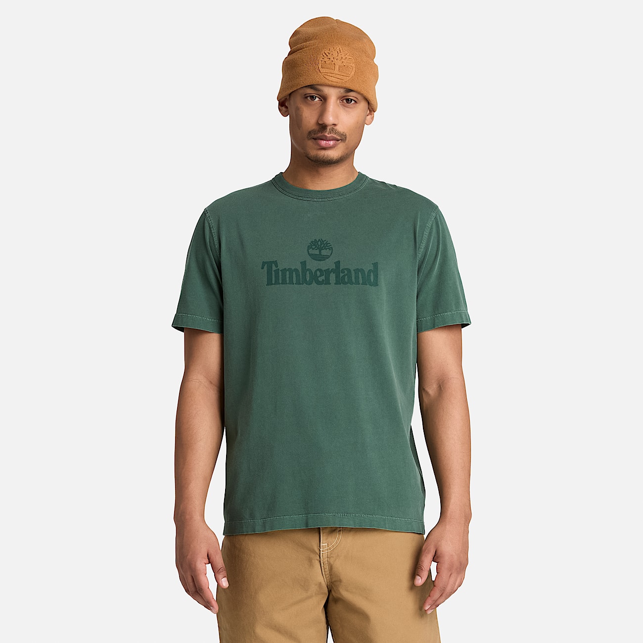 Mens South Cabot Garment Dye ShortSleeve TShirt TBL Dark Teal Wash ALT1
