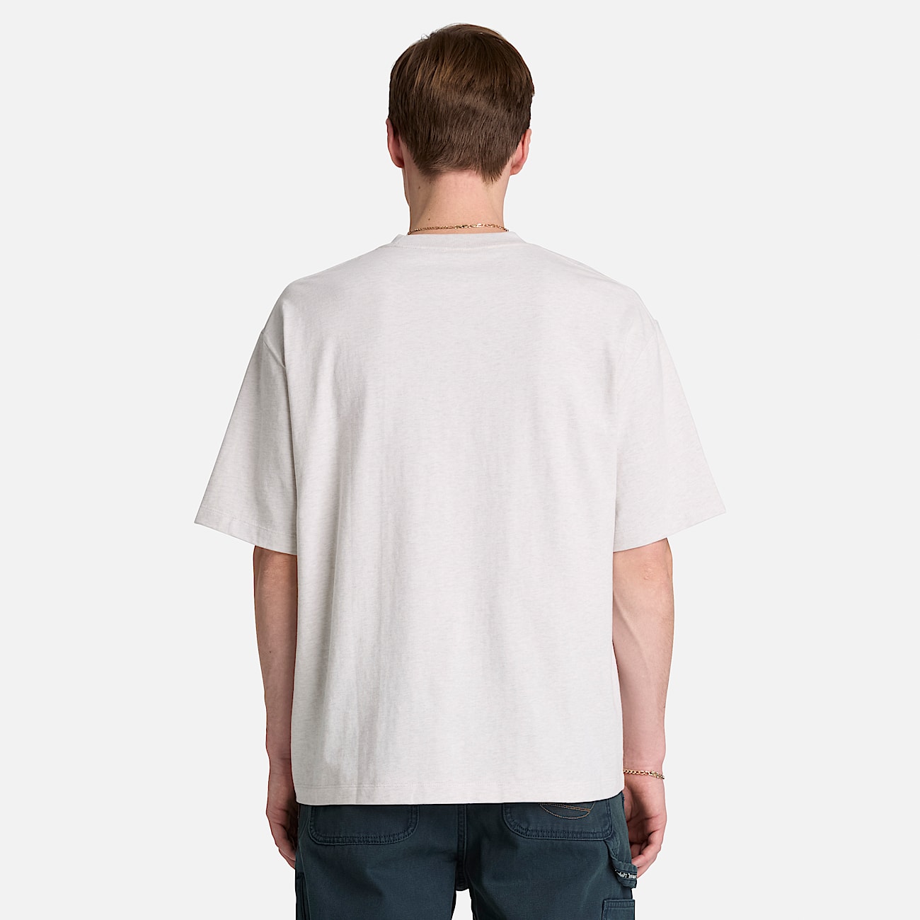 Mens Shorewood Heavyweight ShortSleeve TShirt TBL Light Oatmeal Heather ALT8