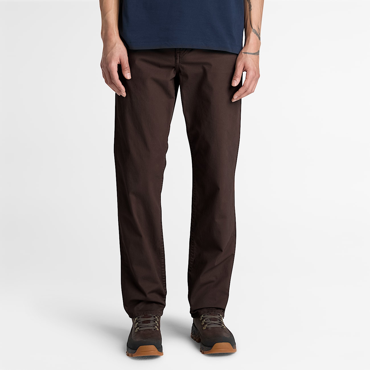 Mens Sandown Cavalry Twill Pant TBL Dark Brown ALT1