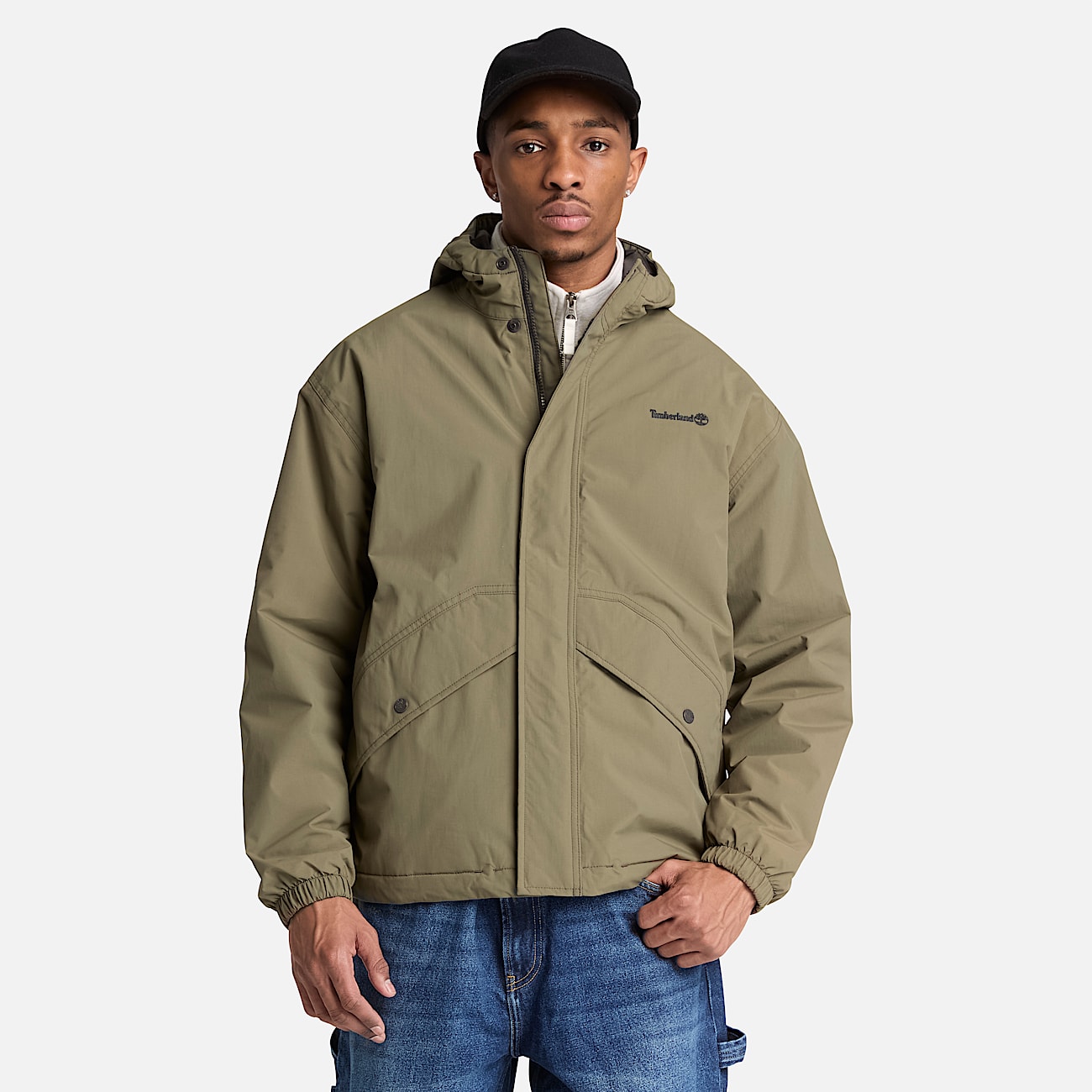 Mens Weatherline Waterproof Insulated Jacket TBL Dark Olive ALT1