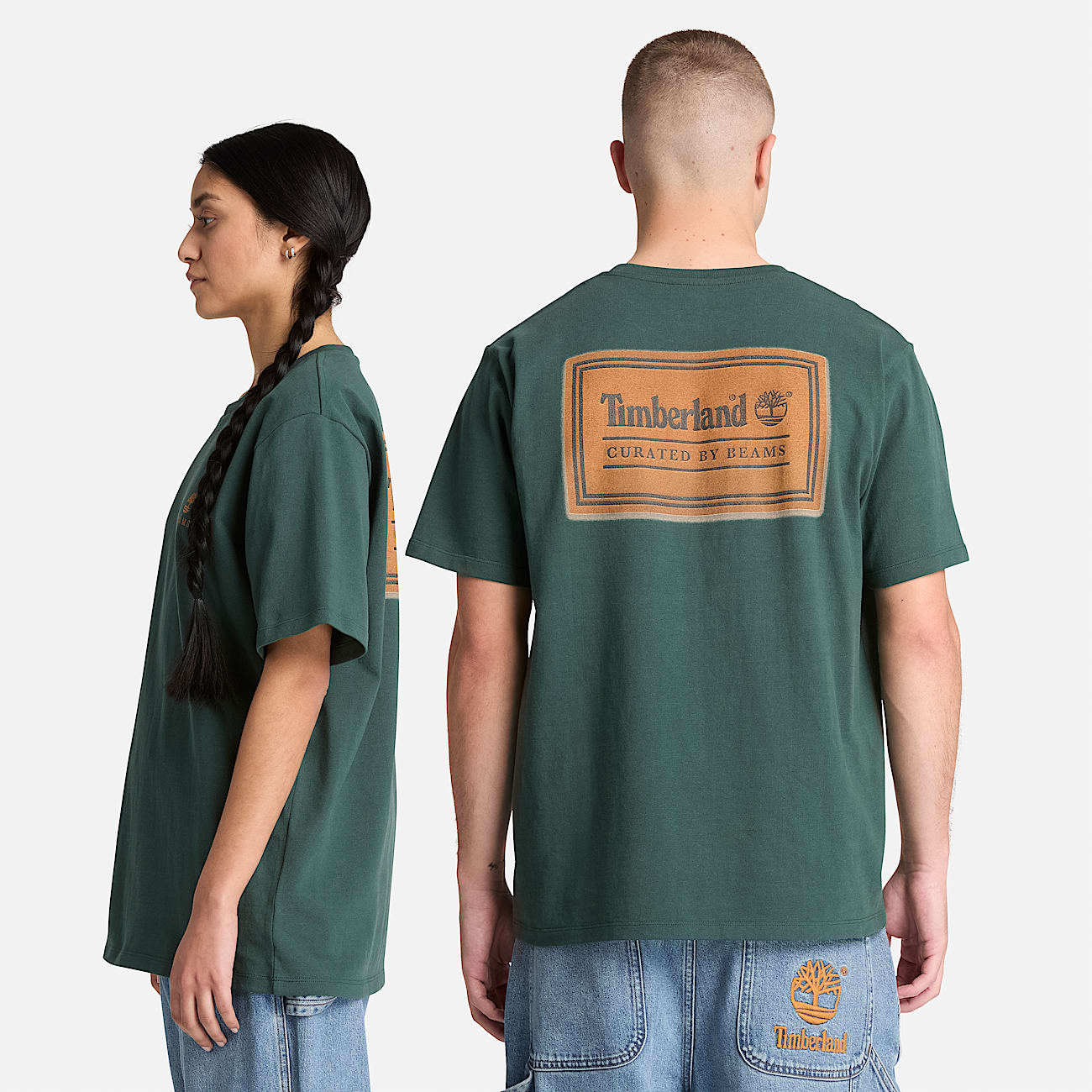 Timberland x BEAMS Cotton Print TShirt TBL Green Gables ALT2