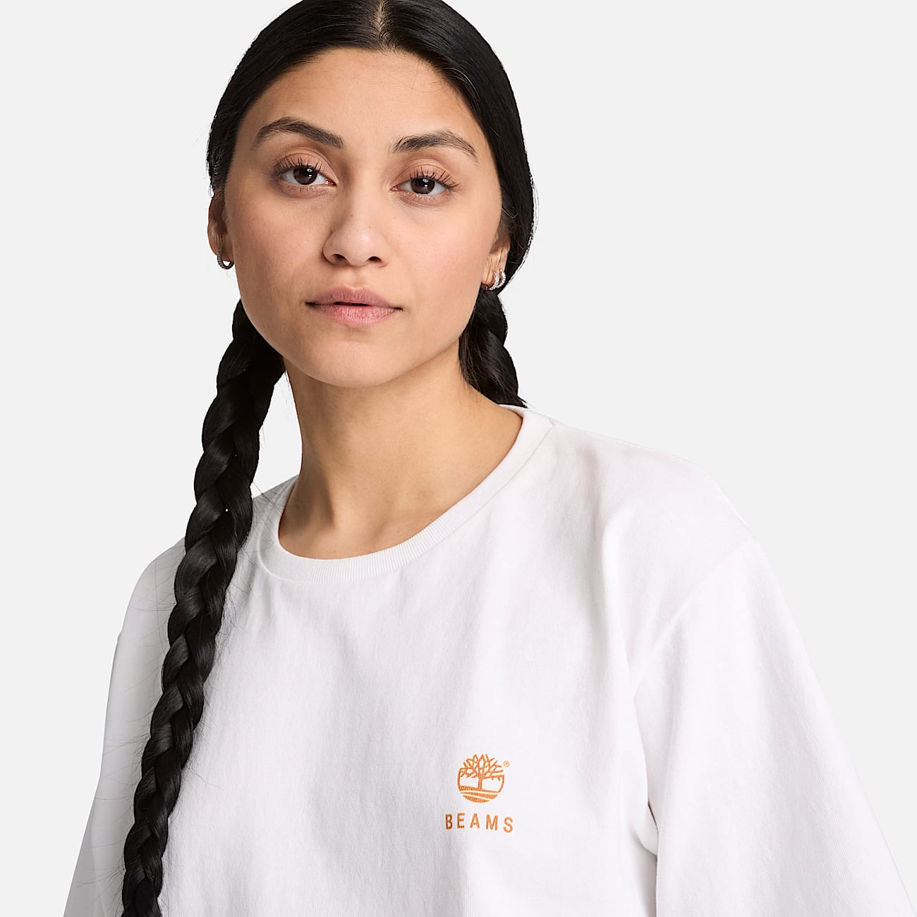 Timberland x BEAMS Cotton Print TShirt TBL White ALT4