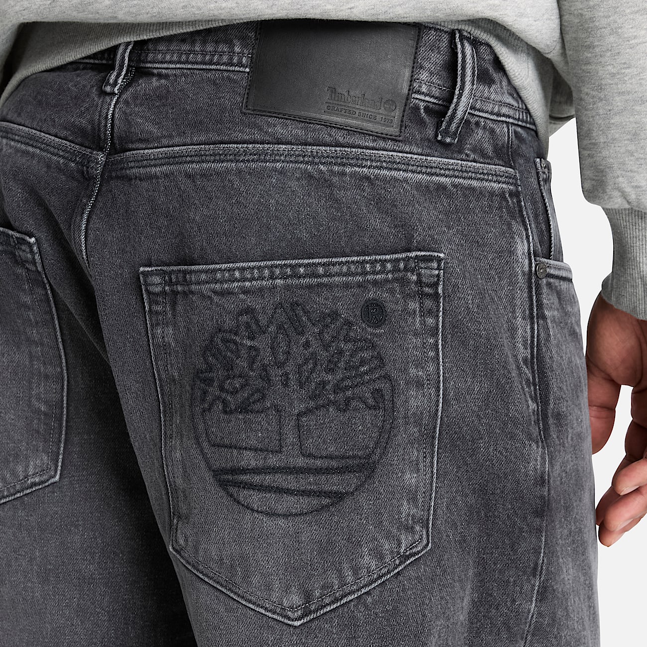 Mens Baggy Denim Pant TBL Black Forest Wash ALT3