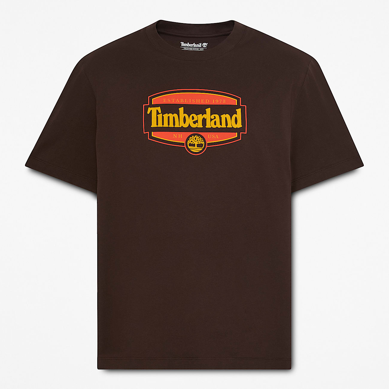 Mens Heritage Seal ShortSleeve TShirt TBL Dark Brown HERO