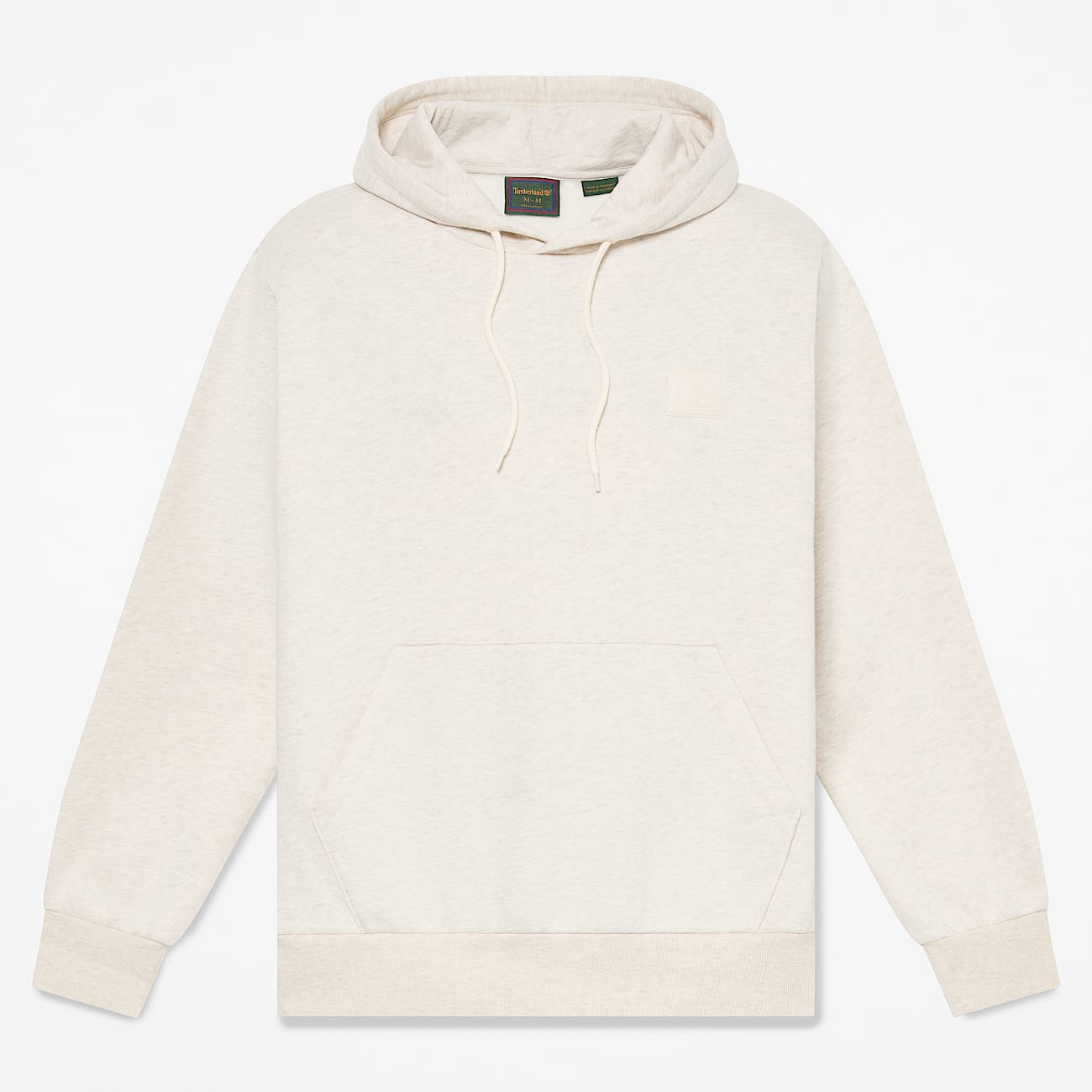 Mens Silicon Badge Hoodie TBL Light Oatmeal Heather HERO