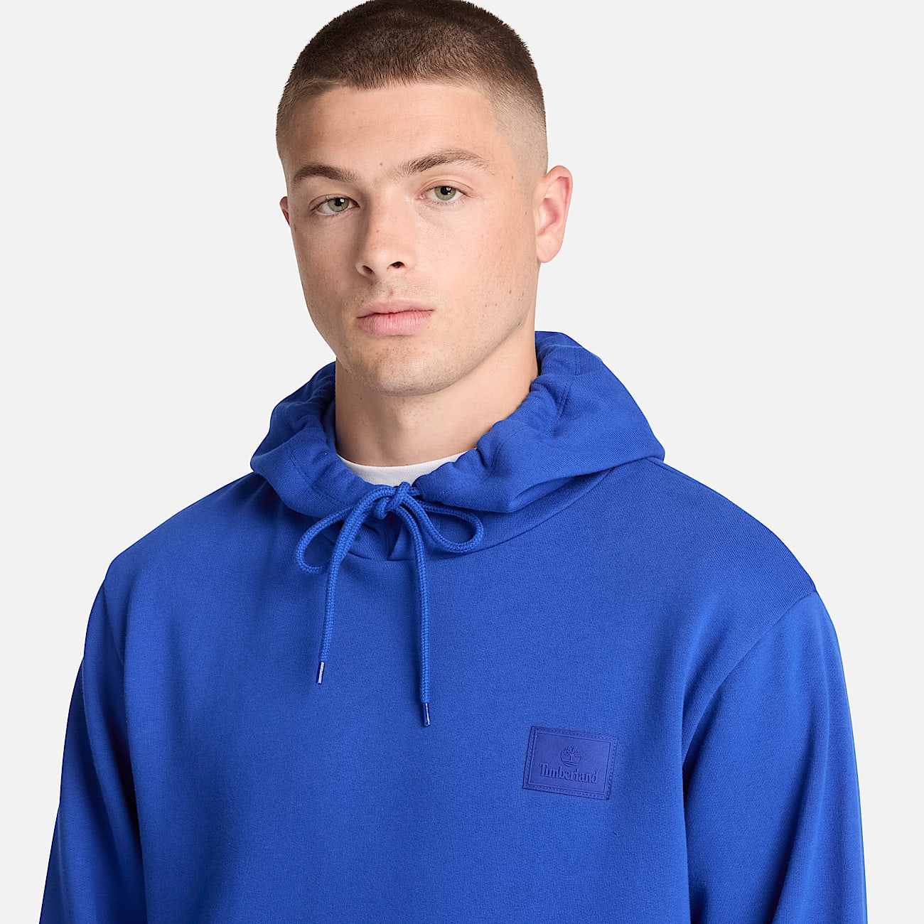 Mens Silicon Badge Hoodie TBL Cobalt Blue ALT3