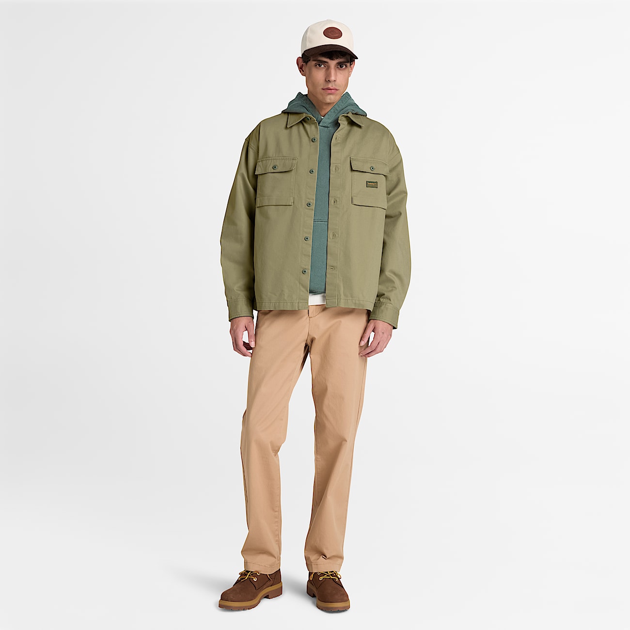 Mens Utility Overshirt TBL Deep Lichen Green ALT2